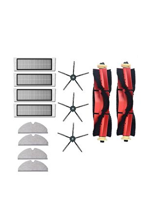 Roborock S6 Robot Süpürge Uyumlu 13'lü Yedek Parça Seti